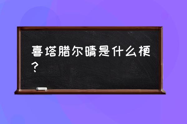 喜塔腊氏尔晴 喜塔腊尔晴是什么梗？