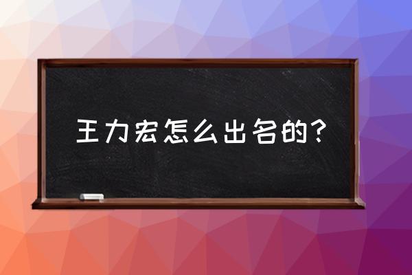 王力宏抄袭是真的吗 王力宏怎么出名的？