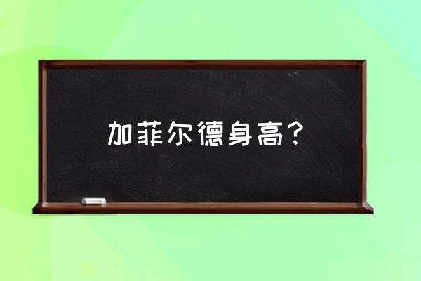 安德鲁加菲尔德算几线 加菲尔德身高？