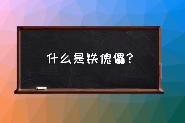 我的世界铁傀儡是干嘛的 什么是铁傀儡？