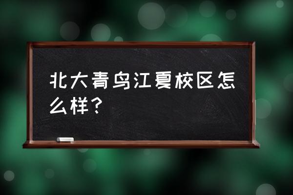 武汉北大青鸟有几家 北大青鸟江夏校区怎么样？