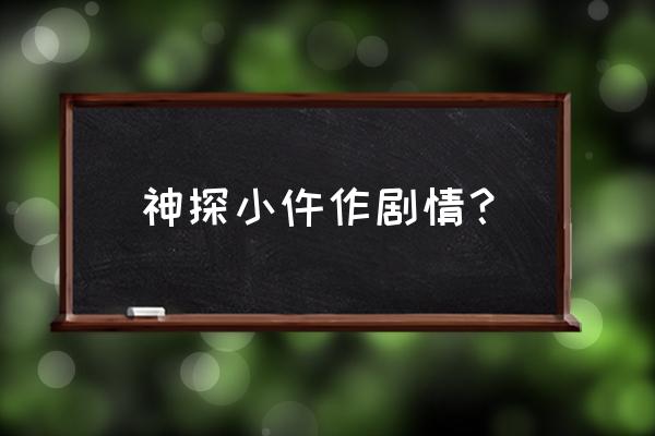 神探女仵作 神探小仵作剧情？