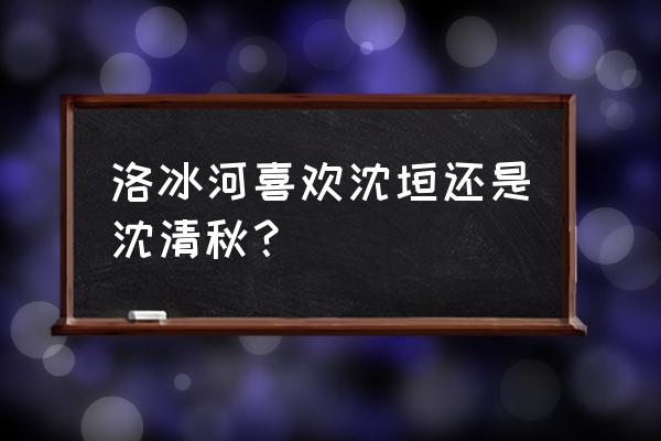 沈九被洛冰河做到崩溃 洛冰河喜欢沈垣还是沈清秋？