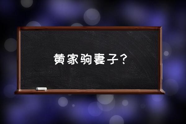 黄家驹女友潘先丽 黄家驹妻子？