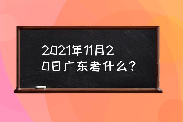 广东省公共营养师 2021年11月20日广东考什么？