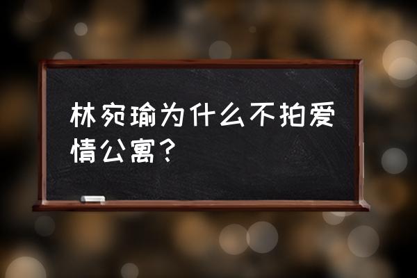 宛瑜的扮演者怎么了 林宛瑜为什么不拍爱情公寓？