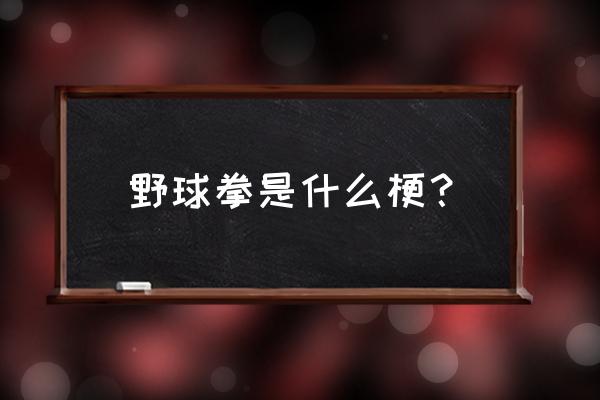 十级野球拳是什么梗 野球拳是什么梗？