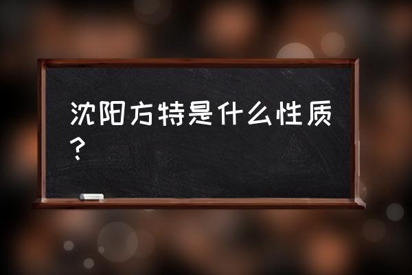 沈阳方特都有啥 沈阳方特是什么性质？