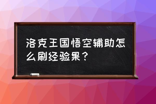 洛克王国辅助器哪个好手机版 洛克王国悟空辅助怎么刷经验果？