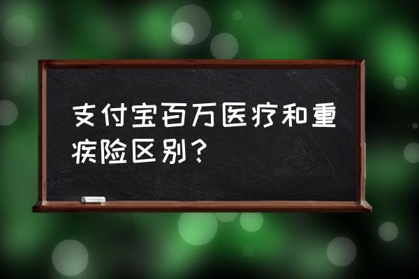 支付宝重疾险怎么购买 支付宝百万医疗和重疾险区别？